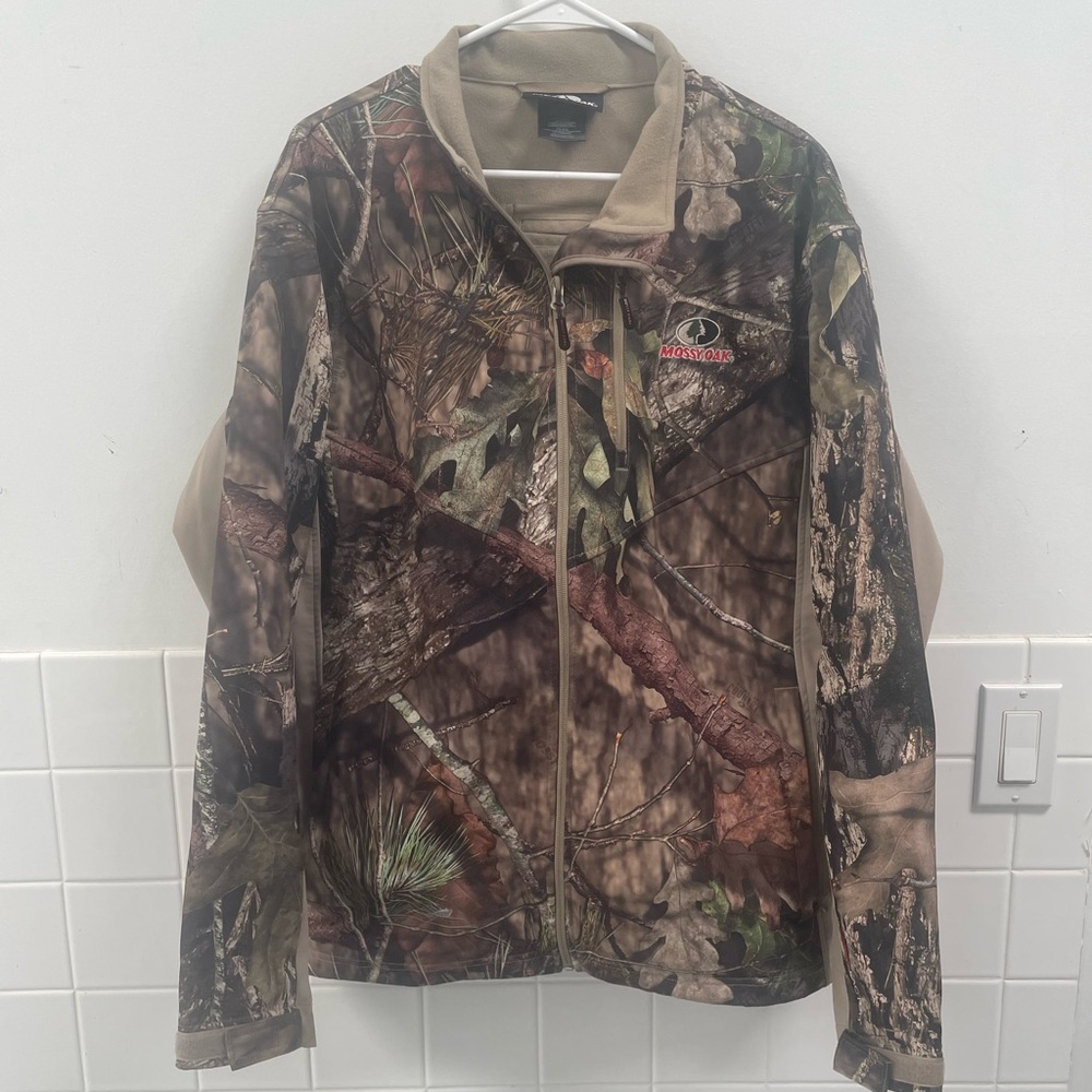 Mossy Oak Men's Camouflage Jacket Scent Blocker size XL